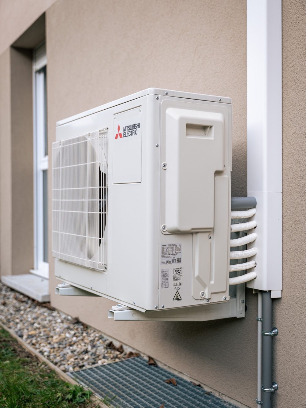 Groupe extérieur Mitsubishi Electric Inverter — réalisation Hasenfratz